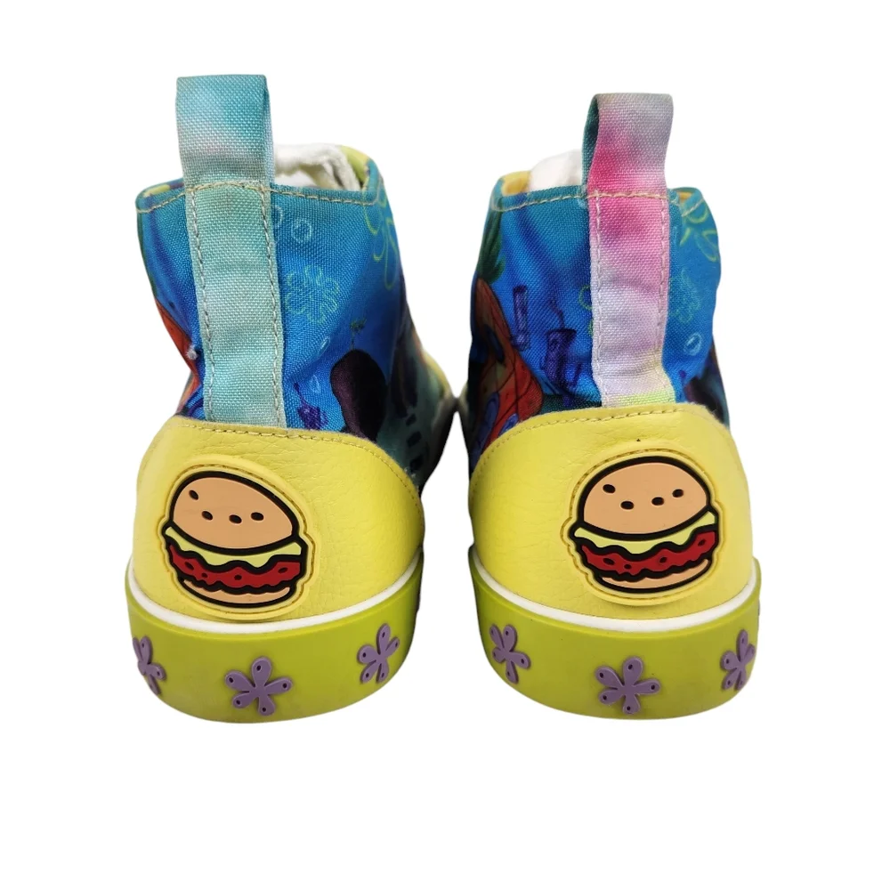 SpongeBob SquarePants Limited Edition Rare Hard To Find Sneakers Mens Size 8.5